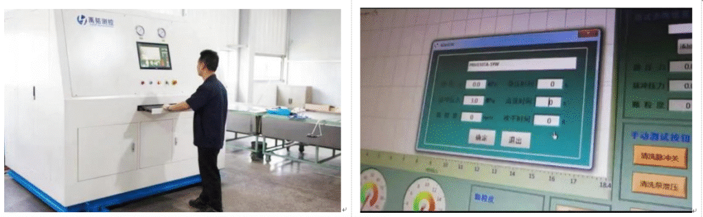 limpieza de la tubería de la máquina plegadora