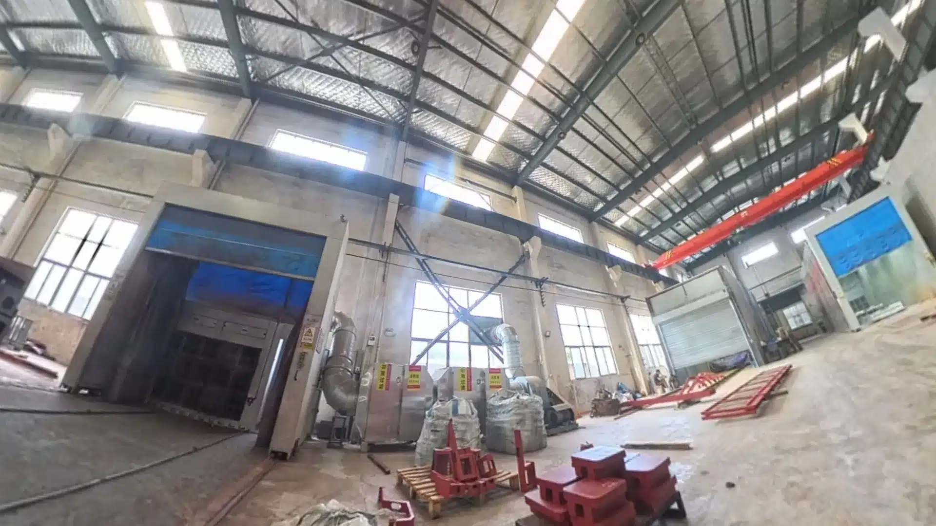 cnc press brake Surface Treatment Workshop