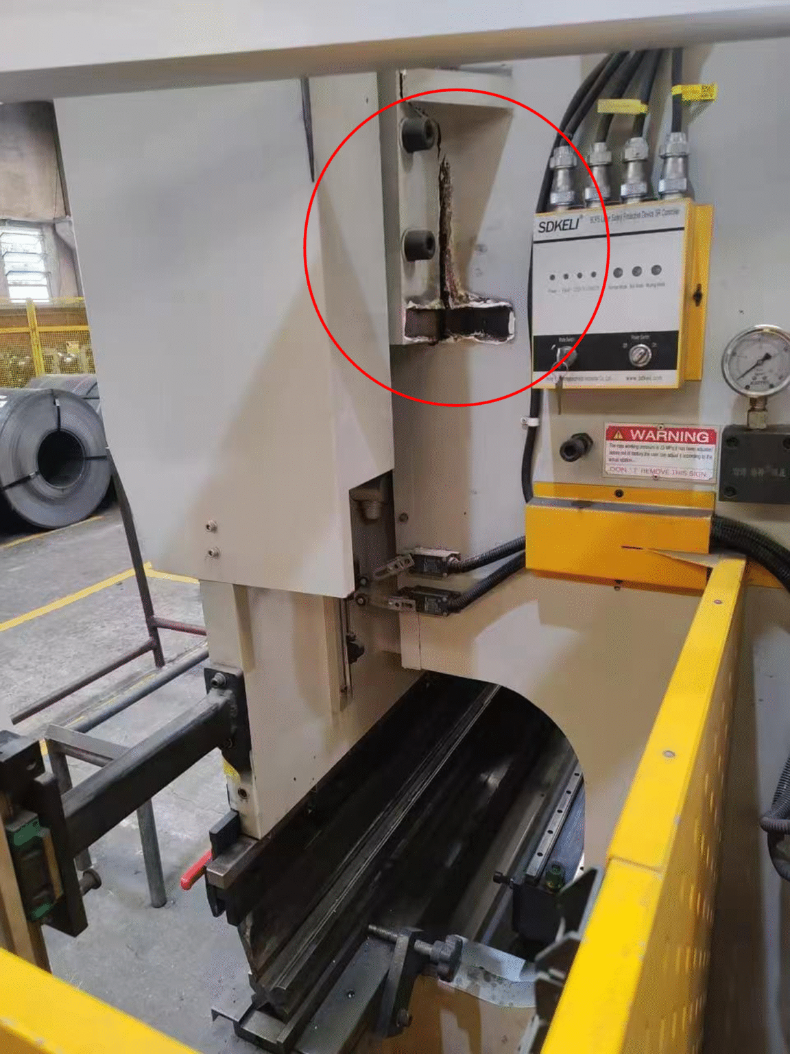 Press Brake Manufacturing-welding issue