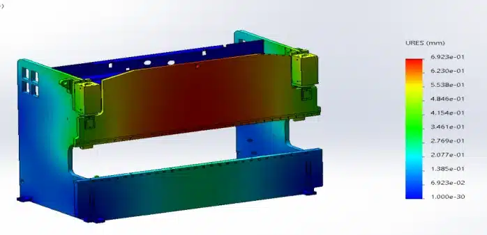 cnc press brake machine frame