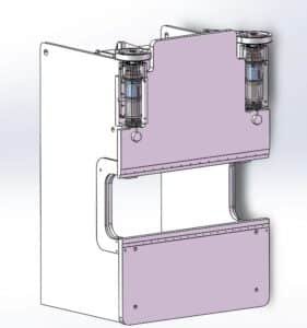 electric press brake structure